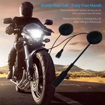 MH01 Bluetooth 5.0 Įkrovimo Hands-free Motociklų laisvų Rankų įranga Šalmas Ausinių