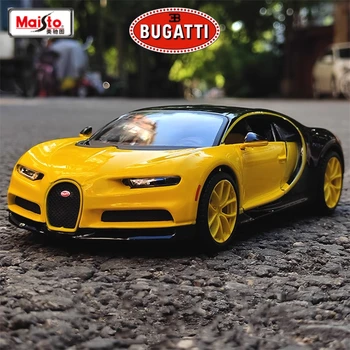 Maisto 1:24 Bugatti Chiron Lydinio Sporto Automobilio Modelį Diecasts Metalo Lenktynių Automobilio Modelio Aukštos Modeliavimas Surinkimo Vaikiškų Žaislų, Dovanų