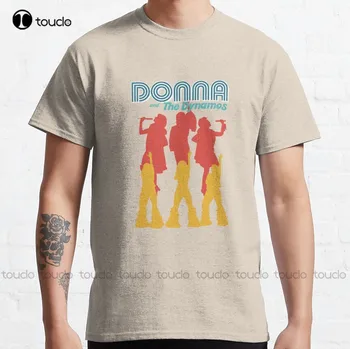 Mamma Mia Dugno Ir Nuolatinės 70 Įkvėpė Klasikinis Marškinėliai Negabaritinių Marškinėliai Užsakymą Aldult Paauglių Unisex Xs-5Xl Medvilnės Moterys Vyrai