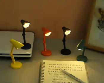 Mini Compact LED Stalo Lempa Nešiojamas Sulankstomas Naktį Šviesos Romantišką Šviesą skleidžiantys Naktį Šviesos Kūrybingi Gimtadienio Dovanos Vaikams