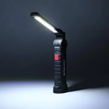 Mini Daugiafunkcį Pen COB LED Darbo Šviesos Kontrolės Remonto Fakelas Žibintuvėlis su Magnetinių Bazės Įrašą Dviračių Dirbtuvės