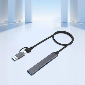 Mini USB Hub USB 3.0 Hub Multi USB, Adapteris, Splitter 4 Uostų Greitis Mini Kelis 3 Gyv Usb3.0 HUB Port USB Hub Expander PC