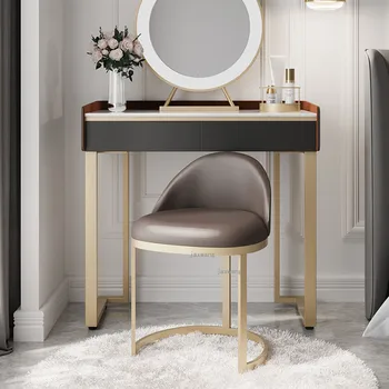NEW Nordic Light Luxury Padažu Išmatose INS Mados Makiažas Kėdė Minimalistinės Šiuolaikinio italų Stiliaus tualetinis staliukas Atlošo Atrama KN