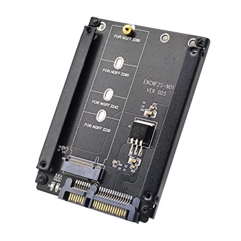 NGFF, kad SATA3 Adapterio plokštę M2 RAKTAS B-M SSD (Solid State Drive 6G Sąsaja Konversijos Kortelės Adapteris