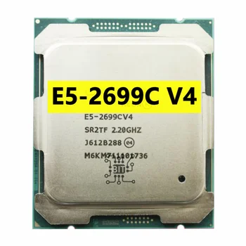 Naudoti E5-2699C V4 Xeon E5 2699CV4 LGA2011-3 E5 2699C V4 SR2TF 22 Šerdys 44 Temas 2.20 GHz 55MB 9.6 GT/s Nemokamas Pristatymas