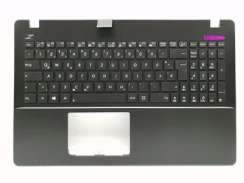 Nauja Originali DE/GR/vokiečių Tastatur už Asus K550V K550VB K550VC K550VQ K550VX Klaviatūros Topcase su Juoda palmrest