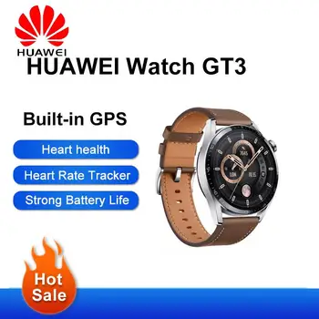 Naujas Originalus HUAWEI Žiūrėti GT 3 Smart Watch Širdies ritmo SpO2 GPS Miego Stebėjimo Muzikos Žaisti 