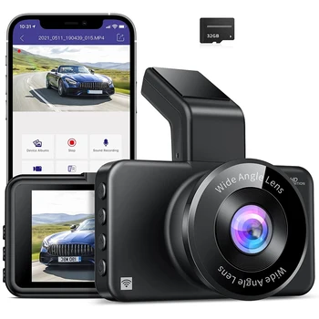 Navifly 1080P Full HD automobilinis vaizdo brūkšnys cam Kamera, G-Sensorius WiFI Brūkšnys Cam Naktinio Matymo automobilių Stovėjimo aikštelė Stebėti HD DVR Įrašymo Kilpos