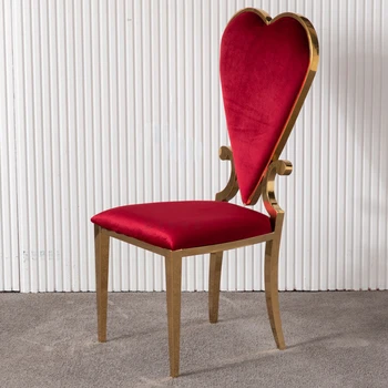 Nerūdijančio Plieno Valgomojo Kėdės, Virtuvės, Valgomojo Baldai, Viešbučių Metalo Valgomojo Kėdės Modernių Namų Prabanga Derybų Kėdė