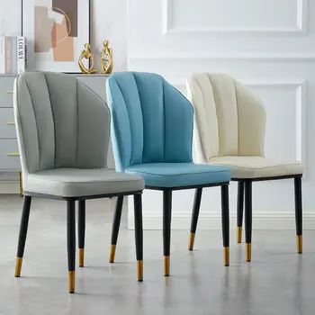 Nordic Light Luxury Valgomojo Kėdės Namuose, Modernus Minimalistinio Kėdė, Fotelis Valgomojo Kėdės.