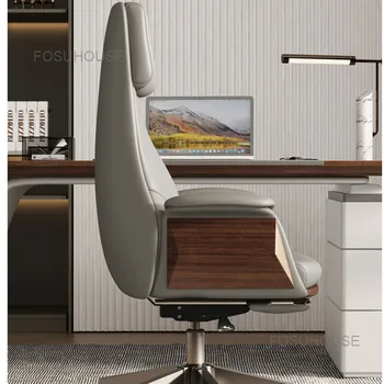 Odinės Biuro Kėdės Verslo Kompiuterio Kėdė Aukštas Atgal Studijų Bosas Kėdė Kėlimo Swivel Fotelis Žaidimų Kėdė Miegamojo Baldai