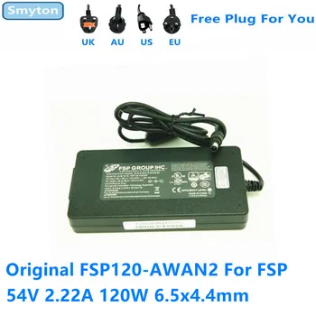 Original AC Adapteris, Įkroviklis FSP 54V 2.22 A 120W 6.5x4.4mm FSP120-AWAN2 Vaizdo įrašymo Perjungimo Maitinimo Adapteris