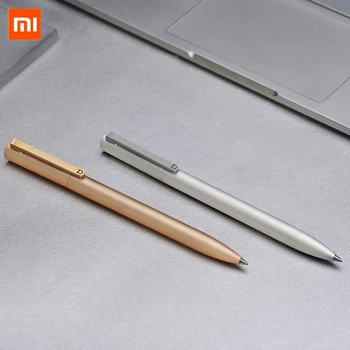 Originalus Xiaomi Mijia Metalo Pasirašyti Pen 0,5 mm Sklandžiai Šveicarijos Permec Papildymo Juoda MiKuni Japonija Mėlyno Rašalo Office Studentų nurodo kitaip Pen
