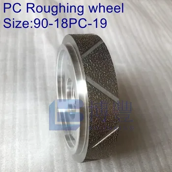 PC grubaus šlifavimo 90-18PC/25PC-19 diamond ratų BRIOT auto objektyvo edger,Deimantų šlifavimo diskas šlifavimo rato optinis objektyvas,