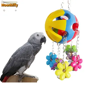 Paukščių Kramtyti Žaislas su Varpų Papūga Macaw Afrikos Grays Eclectus Kakadu Budgies Papūga Cockatiel Conure Lovebirds Narve