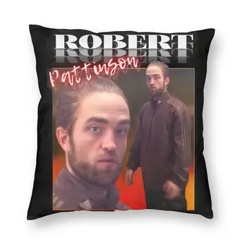 Robert Pattinson Nuolatinis Meme Juokinga Mesti Pagalvės užvalkalą Namų dekoro Aikštėje Pagalvėlė Padengti 45x45cm Pillowcover už Kambarį