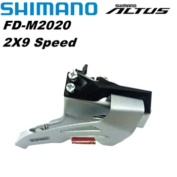 SHIMANO ALTUS 2x9-greičio Front Derailleur FD-M2020-TS - TOP SWING - Clamp Juosta Mount -Originalios dalys