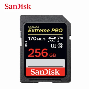 SanDisk Extreme Pro 128 gb SD Kortelė 32GB 64GB 512 GB 256G 1 TB SD 128 gb 