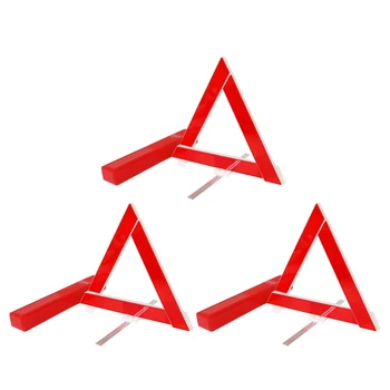 Saugos Trikampis Įspėjimo Kit Car Pakelės Avarinio Rinkinys, Atspindintis Įspėjamasis Trikampis dėl Gedimų Situacijas