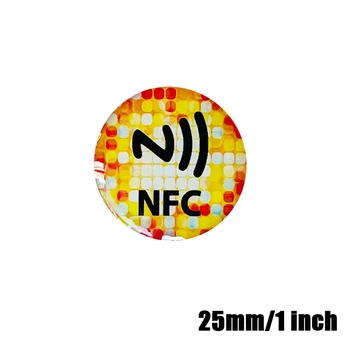 Socialinės medijos bendrinimą mobiliojo telefono NFC jungtį kortele NFC žymeklį mobiliojo telefono lipdukas vandeniui atsparus epoksidinis žymės