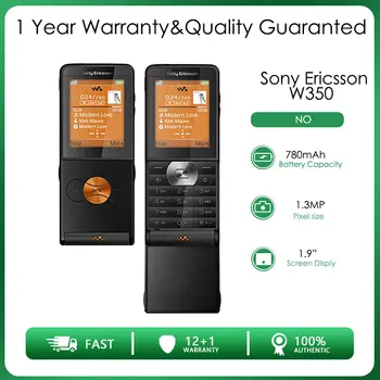 Sony Ericsson W350 Restauruotas Originalus, Atrakinta W350C W350A W350i 2.0 colių 2MP, Aukštos kokybės, Nemokamas pristatymas restauruotas