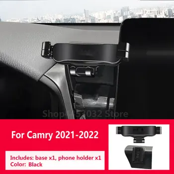 Svorio Automobilinis Telefono Laikiklis Toyota Camry 2021-2022 Ne Bloko Ventiliacijos Suporuotas Su Specialios Atramos Bazė Pasukti Priedai