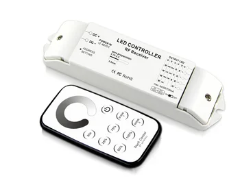 T1+R4-CC 4 kanalų 433mhz rf wireless LED dimmer, lubų šviesos touch 