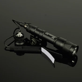 Taktinis Patikimas M600 M600V Skautų Šviesos Medžioklės Strobe Žibintuvėlį, Fakelą Pistoletas Ginklas Lantrena Už Picatinny Rail už HK416 AK47