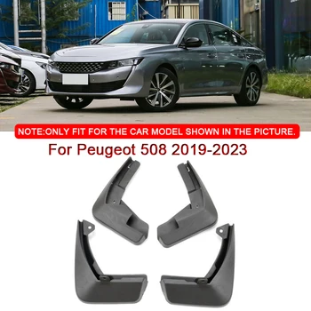 Tinka Peugeot 508 2019-2023 Automobilių Stilius ABS Automobilių Purvo Atvartais Splash Guard Purvasargių MudFlaps Priekinis Sparnas Galinis Auto Priedai