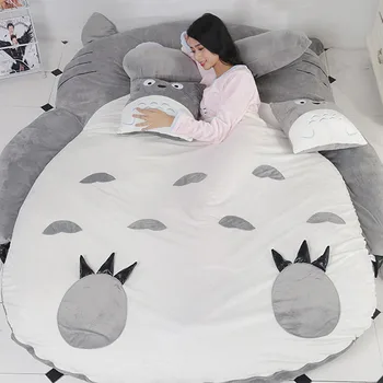 Totoro Tingus Animacinių filmų čiužinys mielas sofa-lova, Tinka vaikams tatamio kilimėliai kūrybos miega kilimėlis miegamasis Sulankstoma sofa-lova