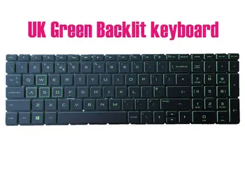 UK Žalia klaviatūra su foniniu Apšvietimu HP Žaidimų 16-a0010na/16-a0011na/16-a0012na/16-a0013na
