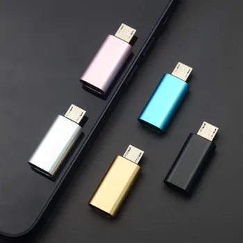 USB C Tipo moterį, Micro USB Vyrų Konverteris, Adapteris Micro Adapteris Keitiklis
