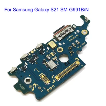 USB jungtį Mikrofonas Valdybos Doke Uosto Flex Kabelis Samsung Galaxy S21FE Plus Ultra G991B G996U Remontas, atsarginės Dalys