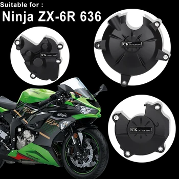 Už Zx6r Motociklų Aksesuarų Kawasaki Ninja Zx 6r 2007-2018 2019 2020 Variklio Apsaugų Guard Padengti Atveju Kit