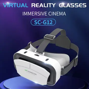 VR SC-G12 Naujas 3D Virtualios Realybės Žaidimų Akinius laisvų Rankų įranga Suderinama Su IPhone Ir Android Telefono VR Ausines