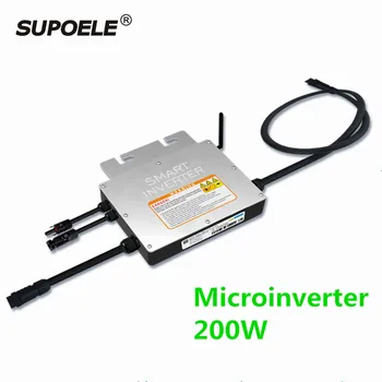 Vandeniui IP65 Saulės Tinklelis, Kaklaraištis, Micro Keitiklio 200W SG200 Microinverter Inversor Dėl Tinklelis Saulės Energijos Sistemos