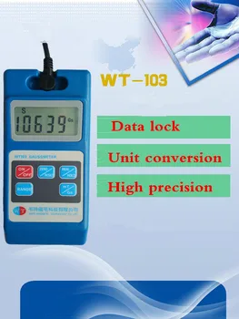 WT103 Apšviečiamas daugiafunkcinis gaus metrų gaus metrų tesla metrų likutinė magnetinio liekamasis įmagnetinimas testeris
