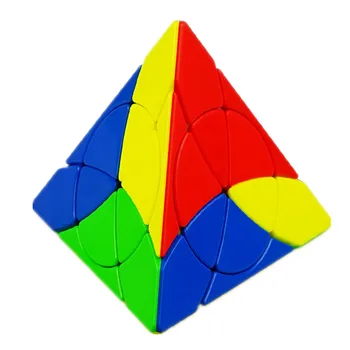 YJ 3x3 Gėlių Piramidės Keista-formos Magic Cube Greičio Įspūdį Švietimo Profissional Vaikų Bokšto Formos Kubeliai Žaislai