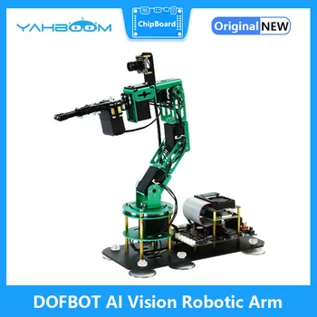 Yahboom DOFBOT AI Vizija Roboto Ranka witth ROS Python programavimo RaspberryPi 4B Objekto Pripažinimo Rūšiavimo Rinkinys, CE, ROHS