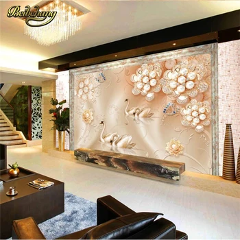 beibehang užsakymą Foto Tapetai Europos 3D Freskos Kambarį Fone Sieninės Klasikinis Interjero Dekoro Sienos popieriaus 3D grindys