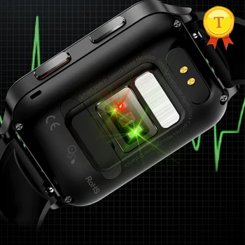 didelis ekranas, Smart Watch Vyrų jutiklinių Fitness Tracker real time širdies ritmas, Kraujo Spaudimas Smart Laikrodis Moterims Smartwatch ios