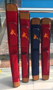dvigubo sluoksnio Sustorėjimas Oksfordo audinio kovos menų wushu kardas maišeliai, dviejų sluoksnių knifetai chi kung fu maišelis pakuotės raudona/mėlyna