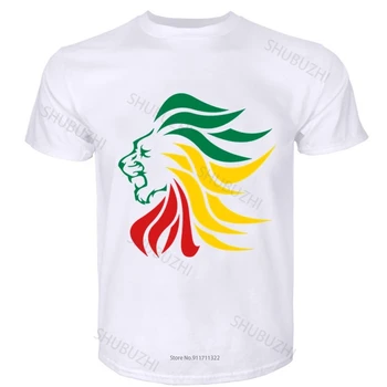medvilnės marškinėlius berniukų Mados prekės ženklo t shirt mens laisvi vyrai marškinėliai Rasta Liūtas Rastafari Jamaika Judo mados prekės ženklo teeshirt