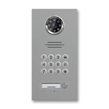 smart video durų pagalbos telefono POE mobiliąją programėlę, dviejų krypčių pokalbių ir stebėti fizinio skaitmenų klaviatūros atrakinimo slaptažodį villa