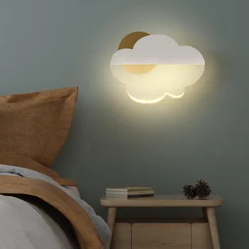 Šiaurės paprasta, modernios LED kūrybinė asmenybė gėlių kambarį šviesa akrilo miegamasis studijų šiltas Jazminų lempos