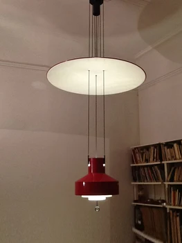 Šiuolaikinės italų Dizaineris Pakabukas Šviesos Tampus skraidančia Lėkšte Kabinti Šviesos Ratas Apdailos LED Pakabos Lempa Namų Dekoro