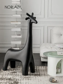 Žirafa kėdės namų kūrybos vaikiškos kėdutės meilės animacinių filmų gyvūnų sėdimos vietos.